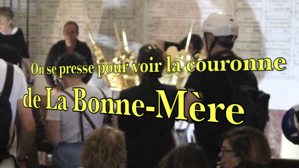 Petit retour sur la dorure en public de la couronne de La Bonne Mère